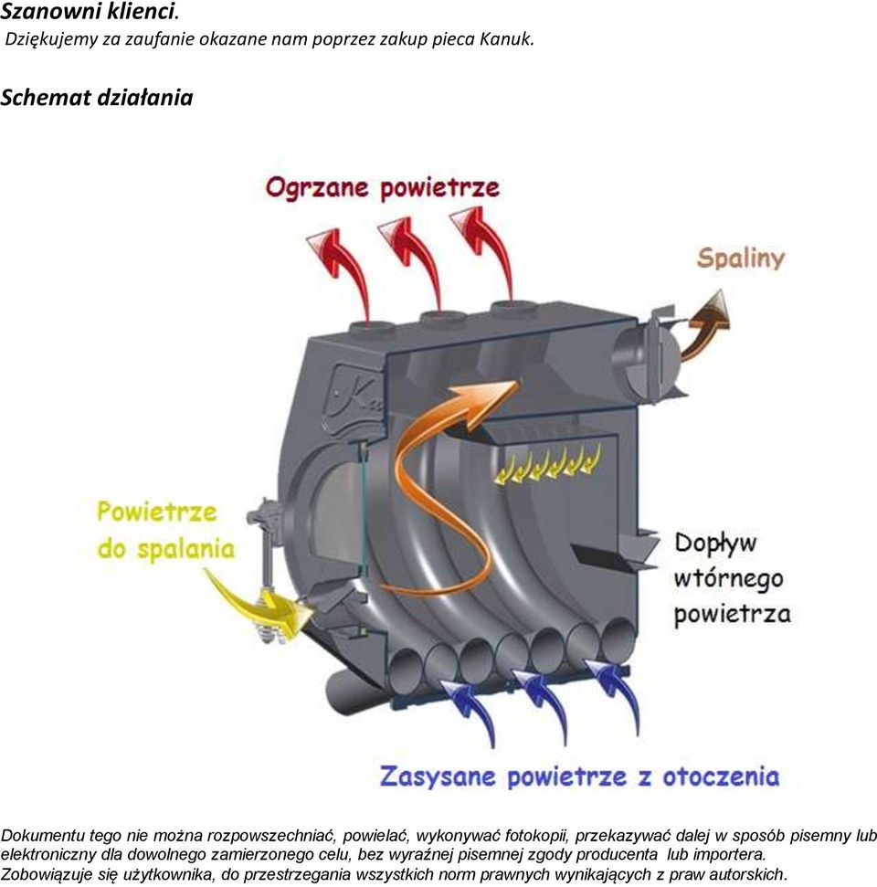 dalej w sposób pisemny lub elektroniczny dla dowolnego zamierzonego celu, bez wyraźnej pisemnej zgody