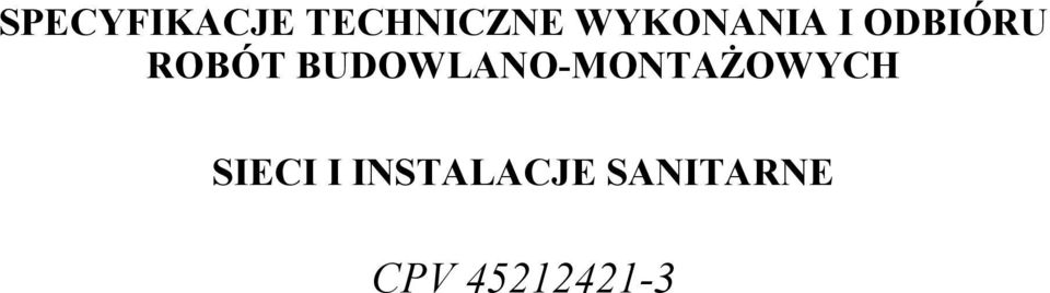 BUDOWLANO-MONTAŻOWYCH SIECI