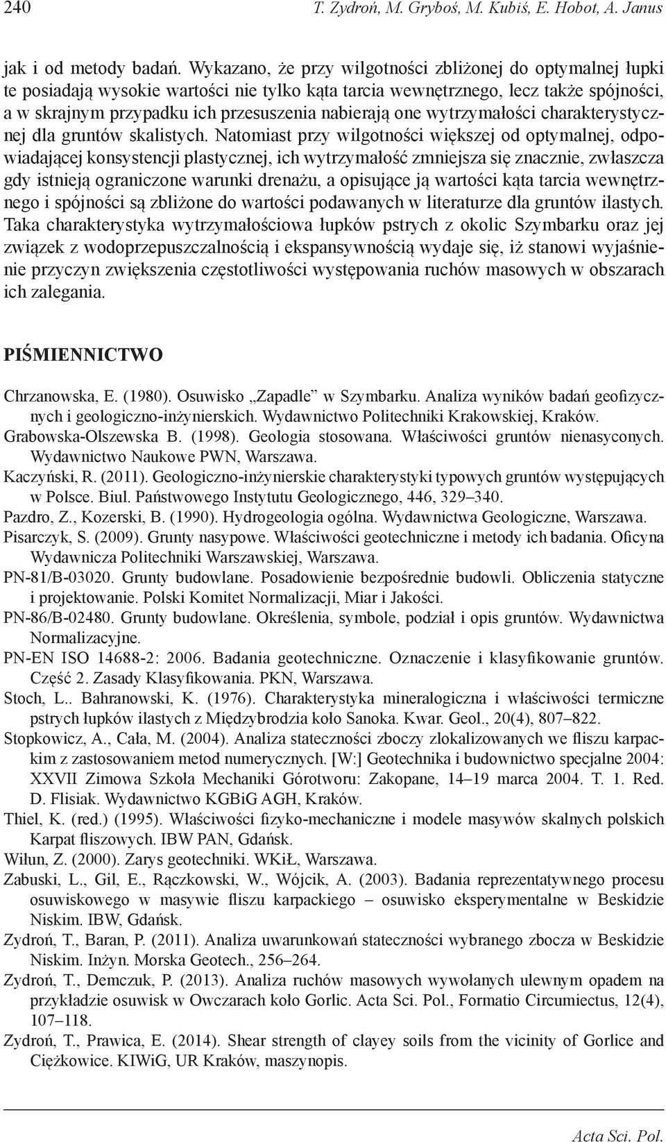 one wytrzymałości charakterystycznej dla gruntów skalistych.