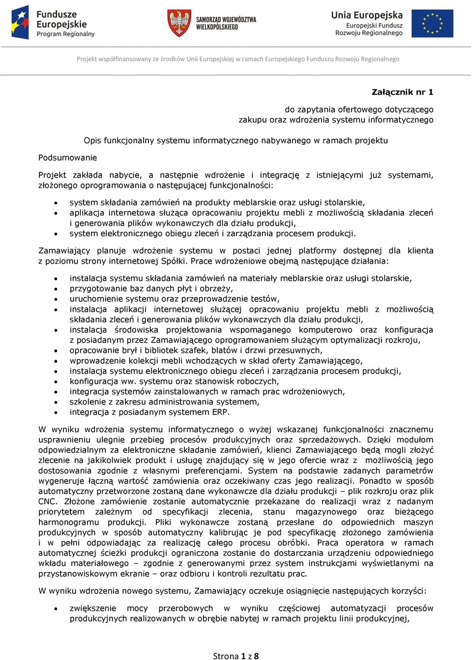 stolarskie, aplikacja internetowa służąca opracowaniu projektu mebli z możliwością składania zleceń i generowania plików wykonawczych dla działu produkcji, system elektronicznego obiegu zleceń i