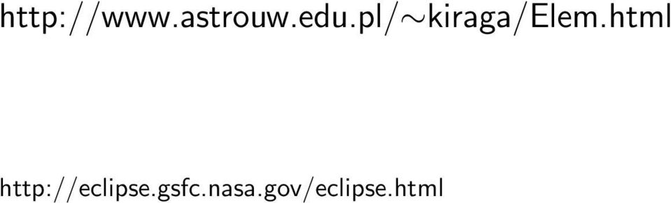 html http://eclipse.