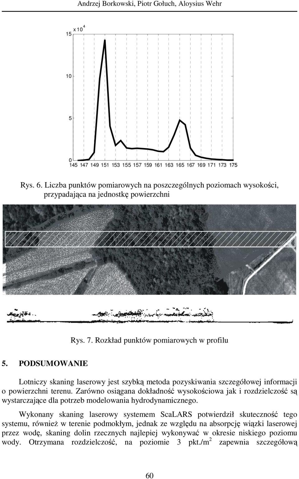 PODSUMOWANIE Lotniczy skaning laserowy jest szybką metoda pozyskiwania szczegółowej informacji o powierzchni terenu.