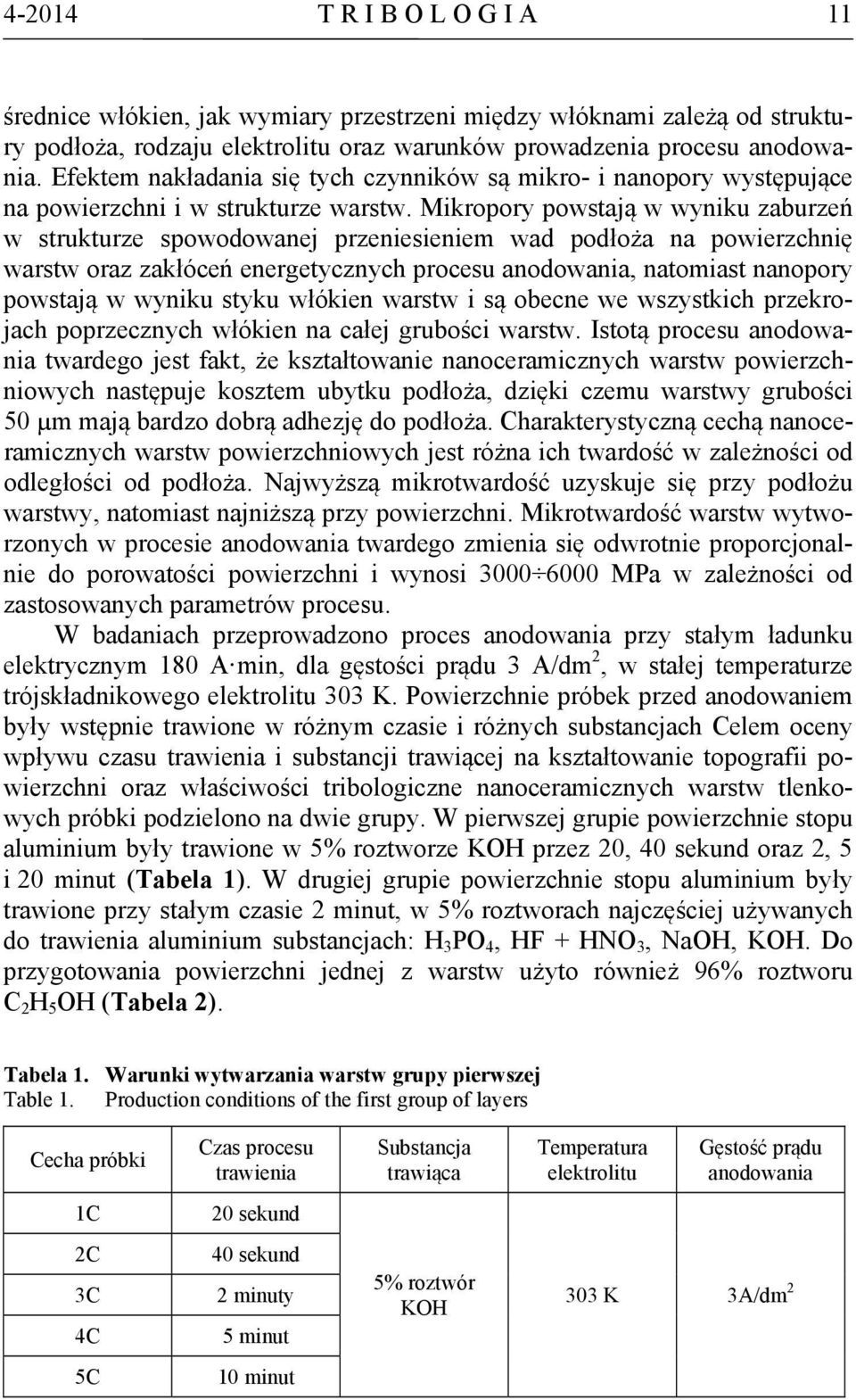 Mikropory powstają w wyniku zaburzeń w strukturze spowodowanej przeniesieniem wad podłoża na powierzchnię warstw oraz zakłóceń energetycznych procesu anodowania, natomiast nanopory powstają w wyniku