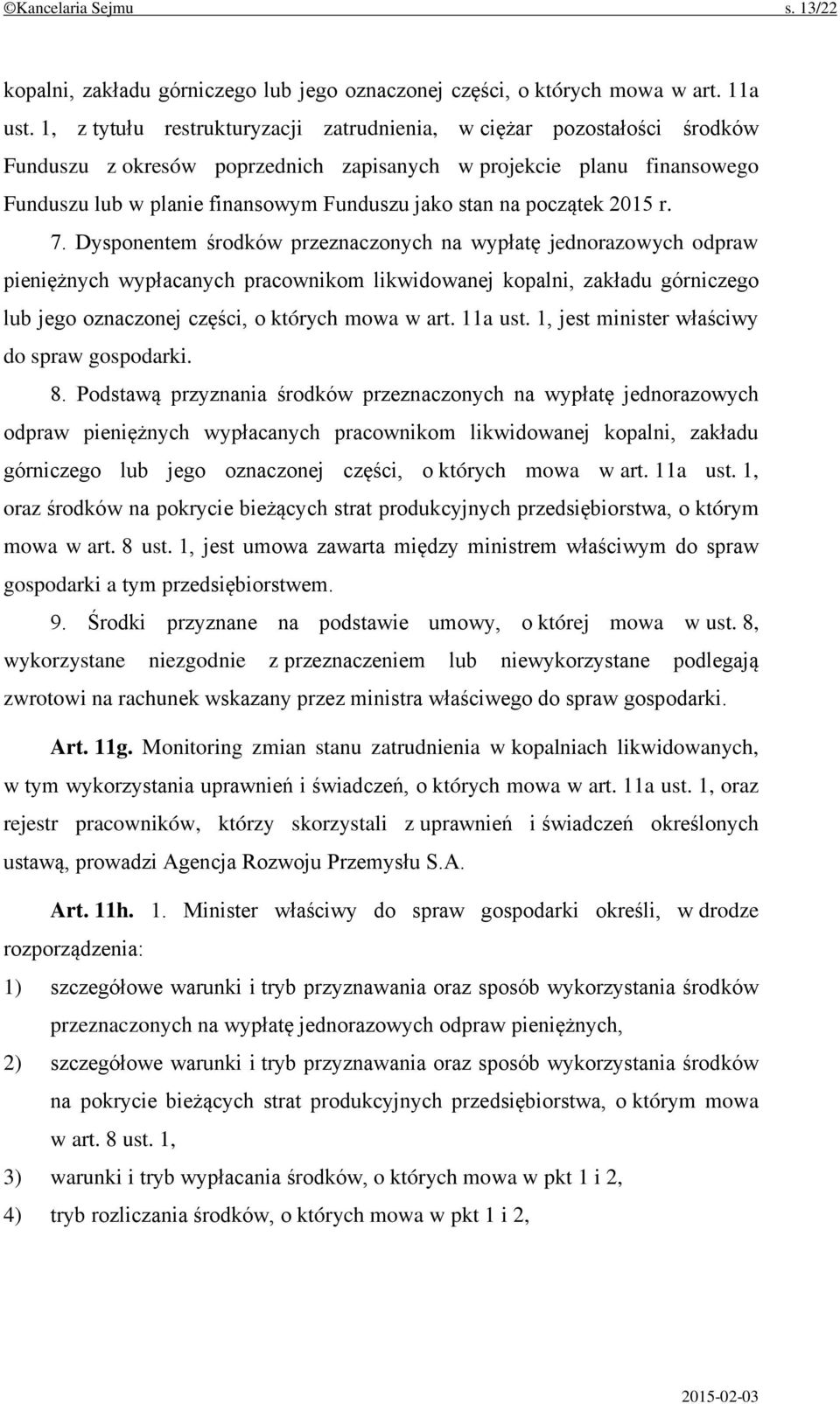 początek 2015 r. 7.