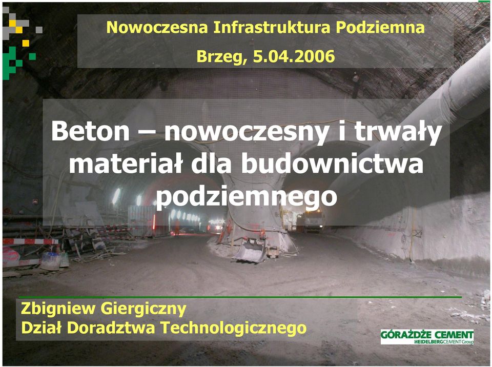 2006 Beton nowoczesny i trwały materiał