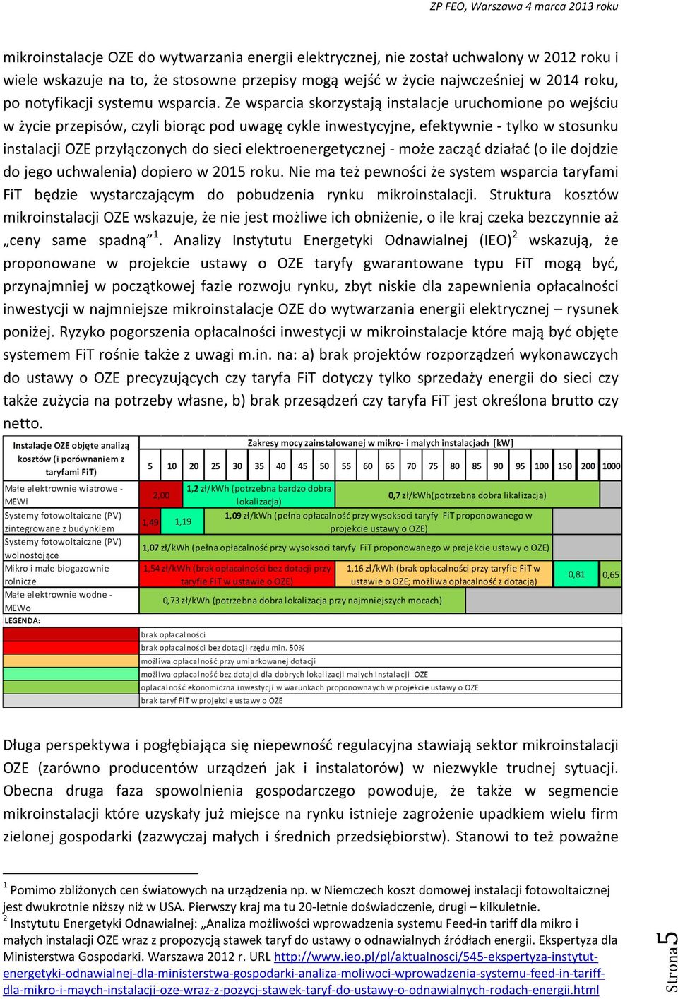 Ze wsparcia skorzystają instalacje uruchomione po wejściu w życie przepisów, czyli biorąc pod uwagę cykle inwestycyjne, efektywnie - tylko w stosunku instalacji OZE przyłączonych do sieci