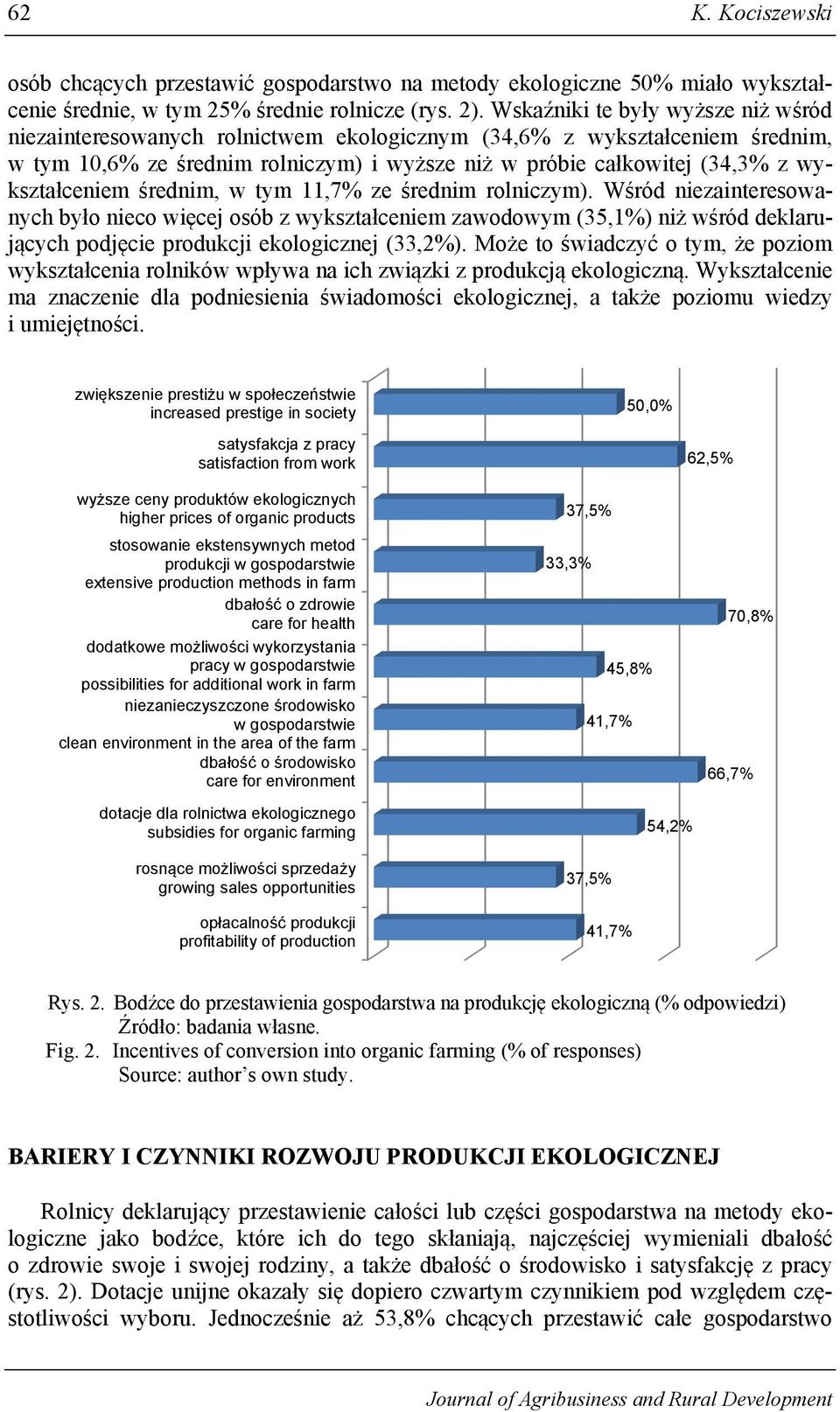 wykształceniem średnim, w tym 11,7% ze średnim rolniczym).