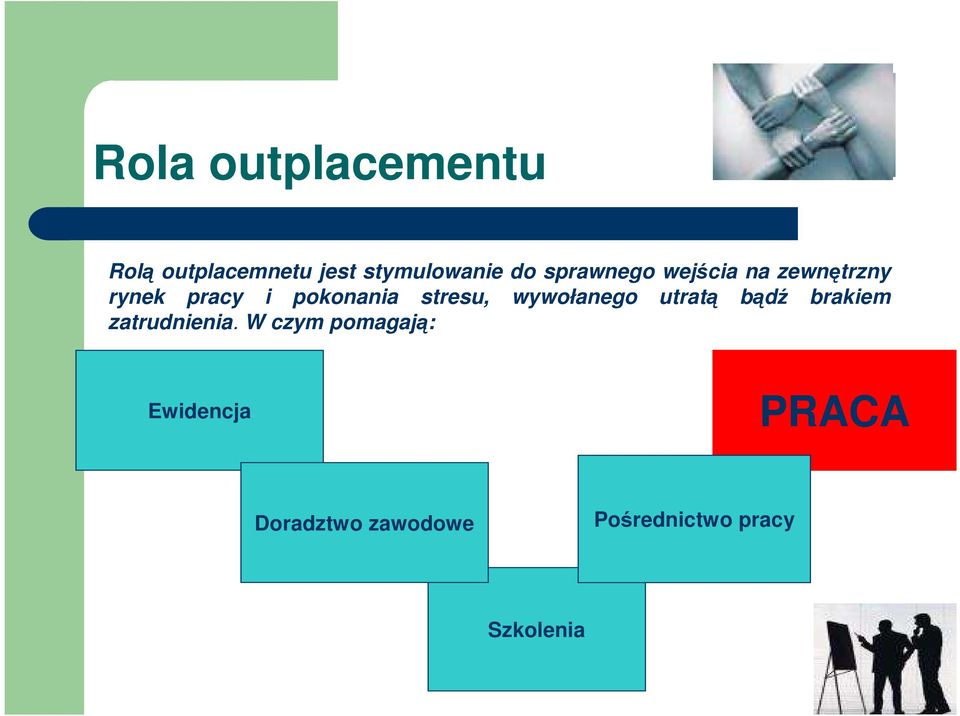 stresu, wywołanego utratą bądź brakiem zatrudnienia.