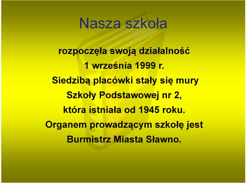 Siedzibą placówki stały się mury Szkoły