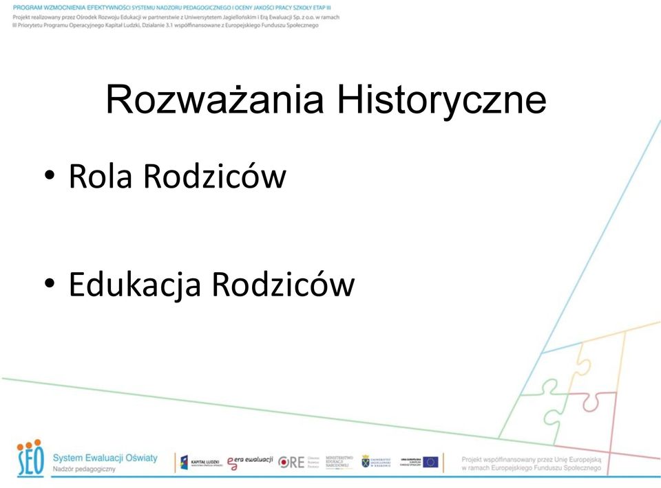 Rola Rodziców