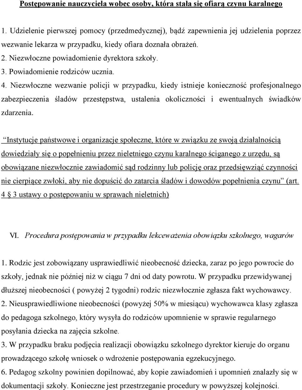 Powiadomienie rodziców ucznia. 4.