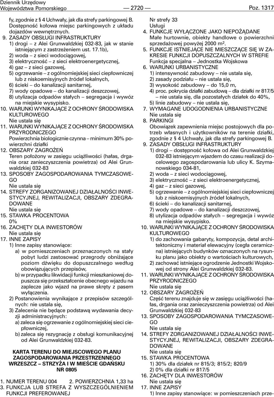 1b), 2) woda z sieci wodoci¹gowej, 3) elektrycznoœæ z sieci elektroenergetycznej, 4) gaz z sieci gazowej, 5) ogrzewanie z ogólnomiejskiej sieci ciep³owniczej lub z niskoemisyjnych Ÿróde³ lokalnych,