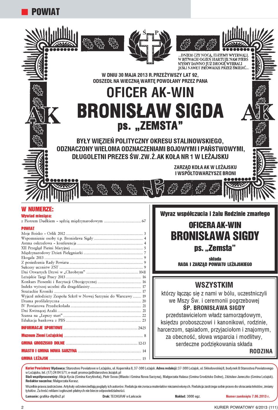 Oficer Ak Win Bronis Aw Sigda Pdf