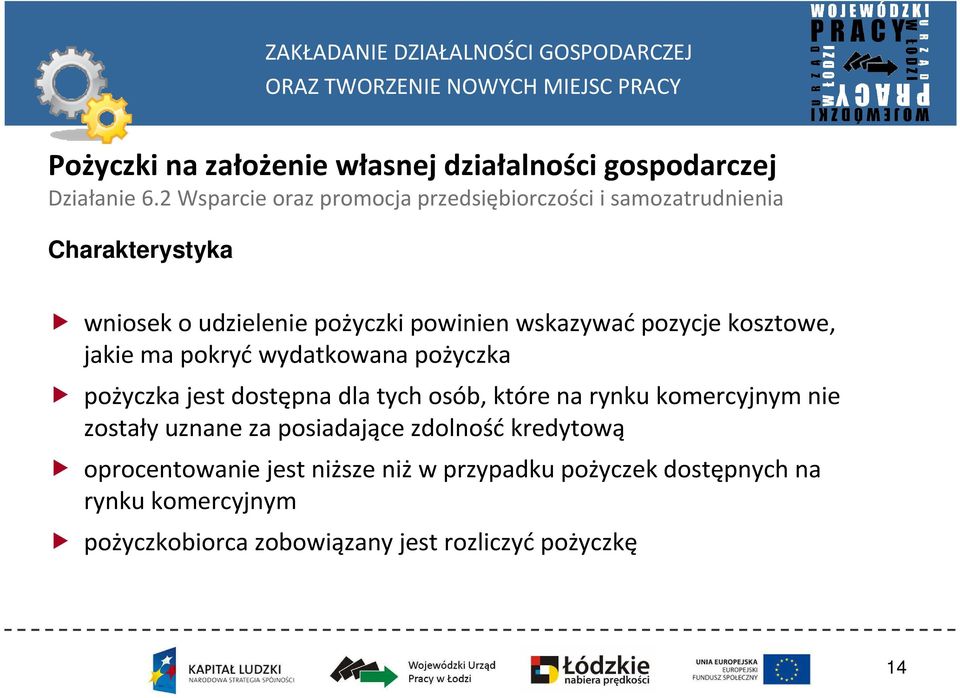 wskazywaćpozycje kosztowe, jakie ma pokryć wydatkowana pożyczka pożyczka jest dostępna dla tych osób, które na rynku