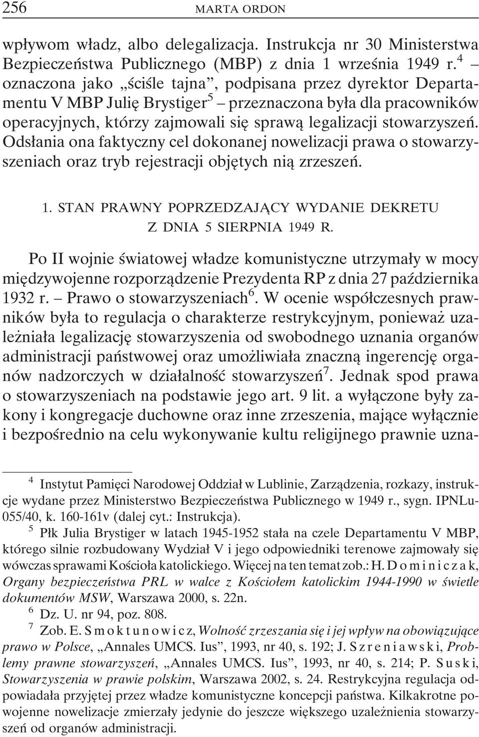 stowarzyszenâ. Odsøania ona faktyczny cel dokonanej nowelizacji prawa o stowarzyszeniach oraz tryb rejestracji objeî tych niaî zrzeszenâ. 1.