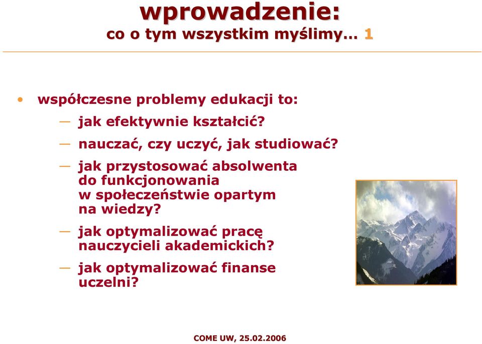 jak przystosować absolwenta do funkcjonowania w społeczeństwie opartym na