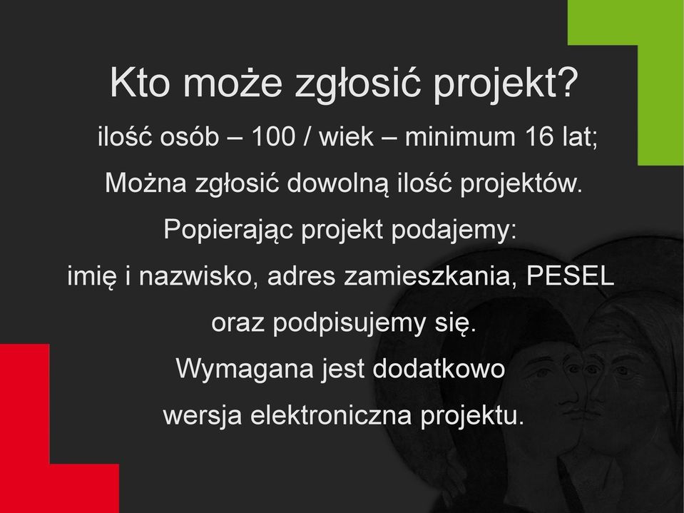 ilość projektów.