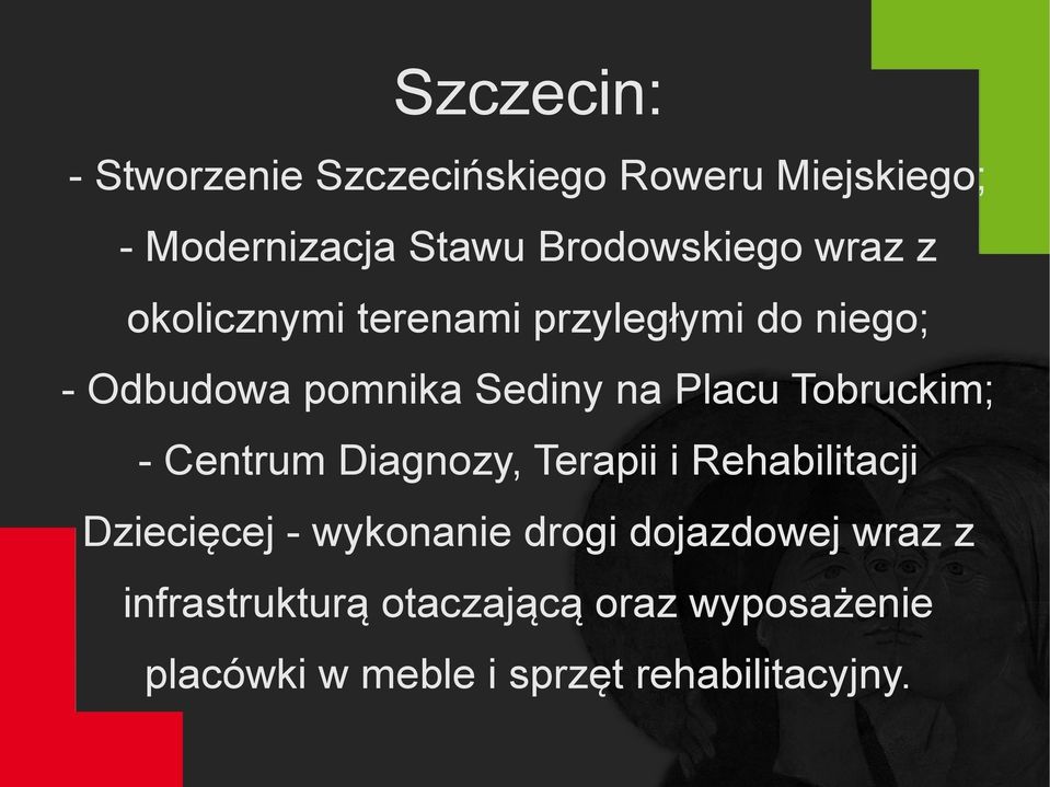 Tobruckim; - Centrum Diagnozy, Terapii i Rehabilitacji Dziecięcej - wykonanie drogi