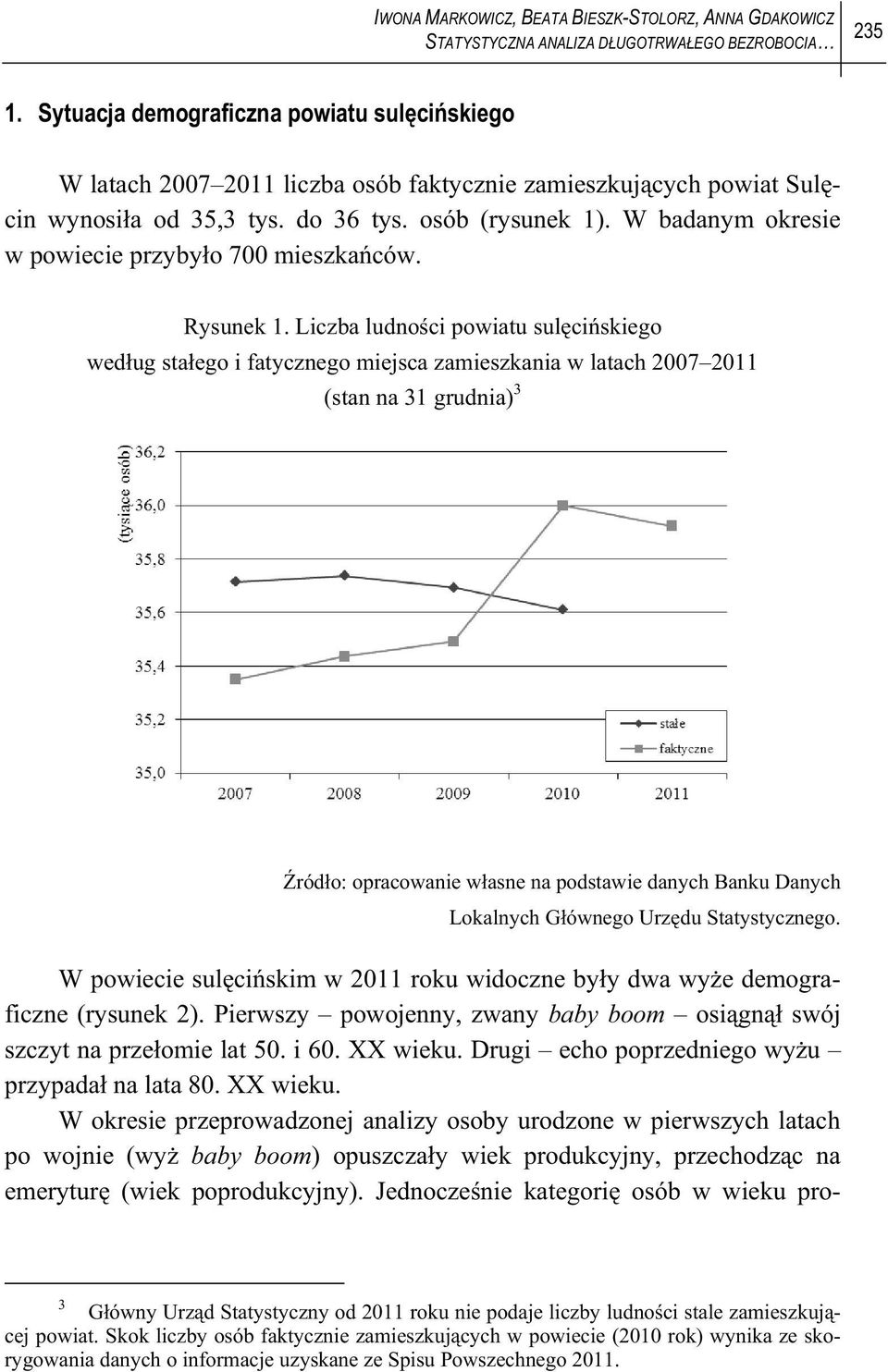 W badanym okresie w powiecie przyby o 700 mieszka ców. Rysunek 1.