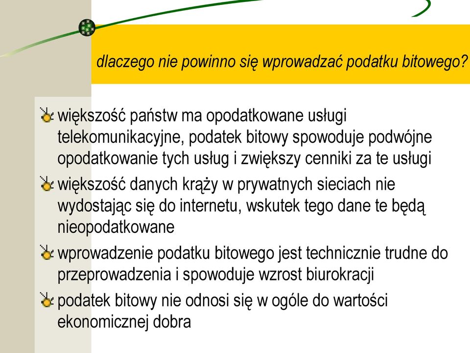 zwiększy cenniki za te usługi większość danych krąży w prywatnych sieciach nie wydostając się do internetu, wskutek tego