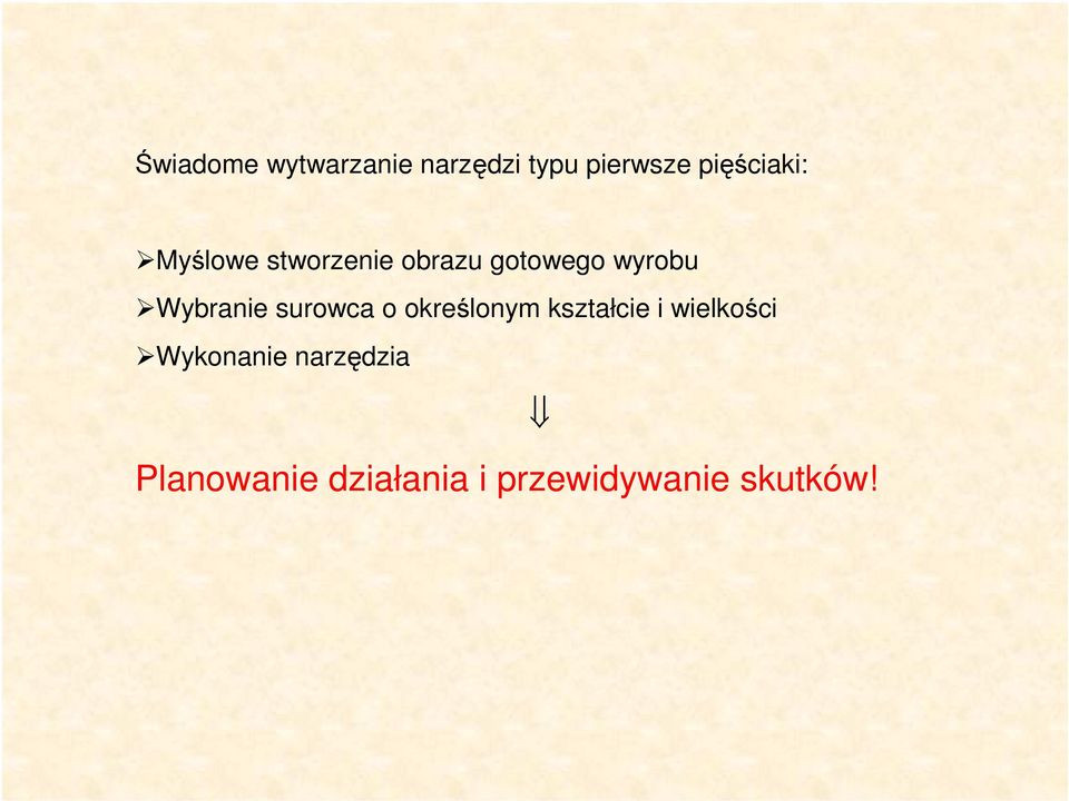 Wybranie surowca o określonym kształcie i wielkości