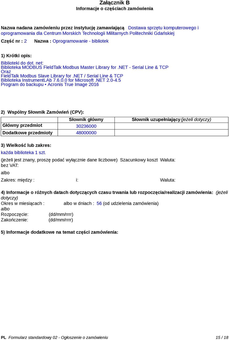 net - Serial Line & TCP Oraz FieldTalk Modbus Slave Library for.net / Serial Line & TCP Biblioteka InstrumentLAb 7.6.0.0 for Microsoft.NET 2.0-4.