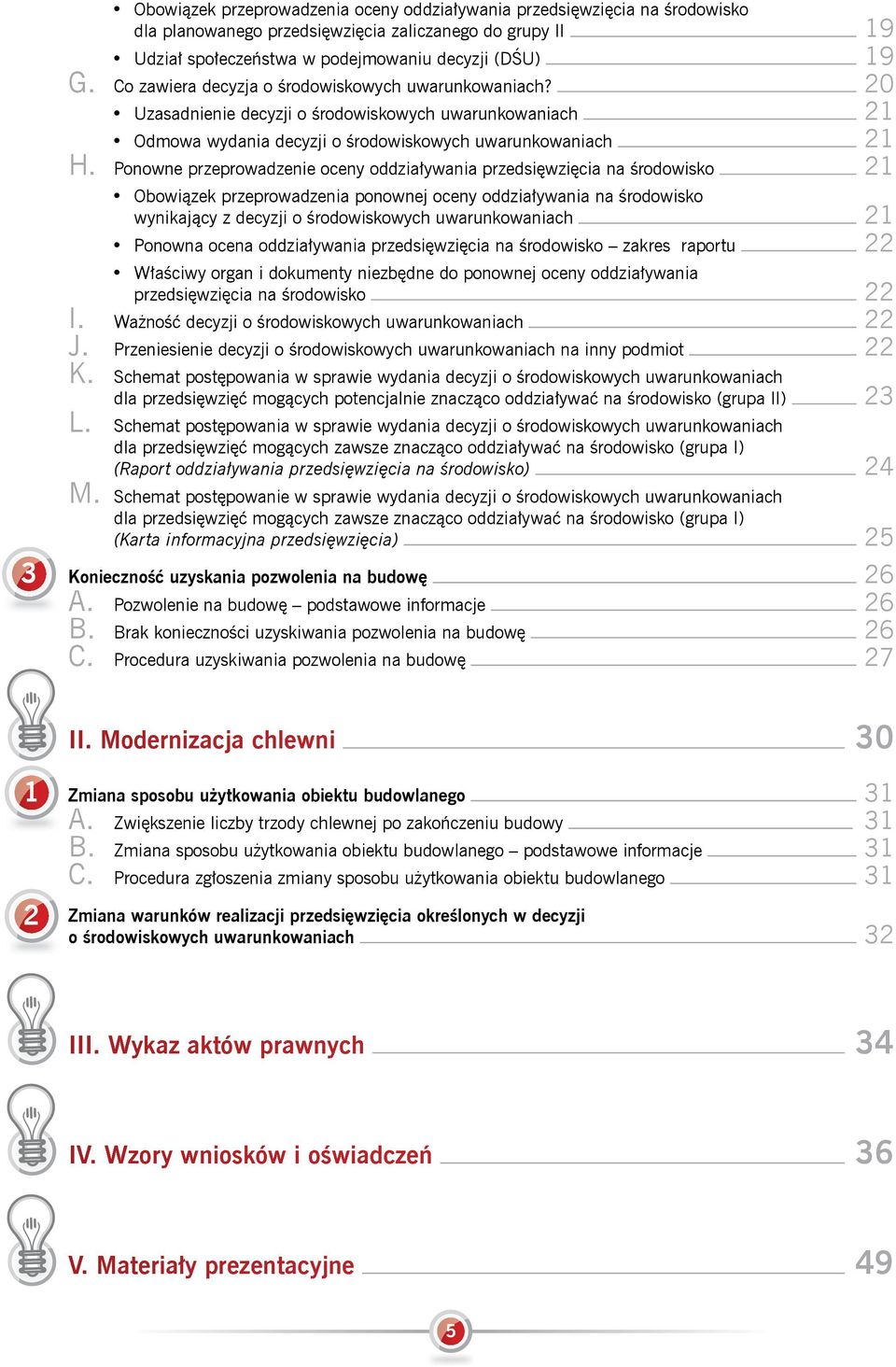 Ponowne przeprowadzenie oceny oddziaływania przedsięwzięcia na środowisko 21 Obowiązek przeprowadzenia ponownej oceny oddziaływania na środowisko wynikający z decyzji o środowiskowych uwarunkowaniach