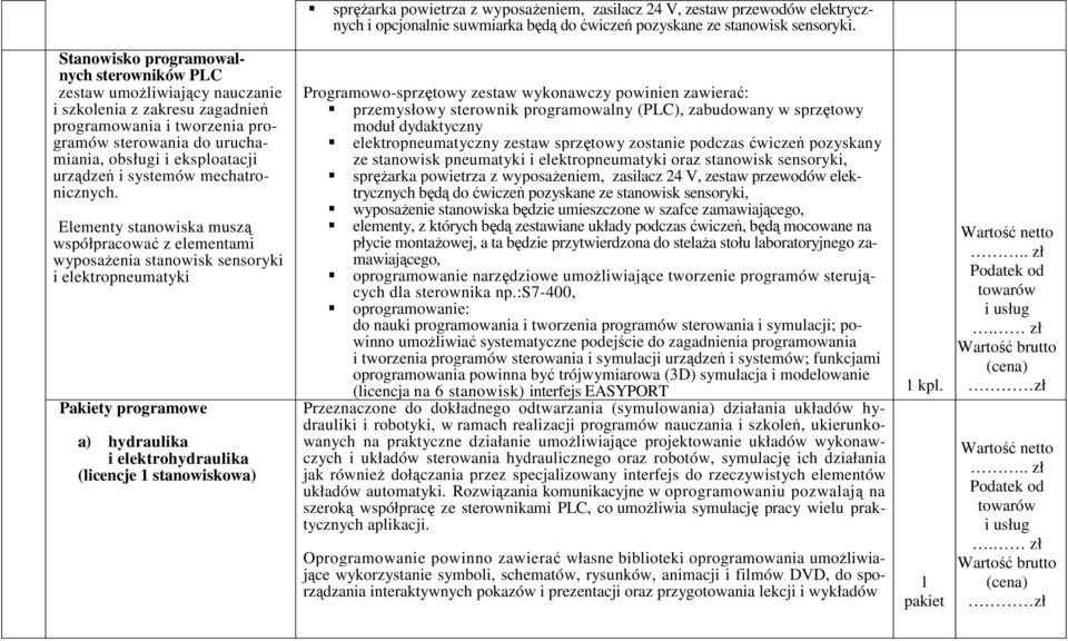 urządzeń i systemów mechatronicznych.