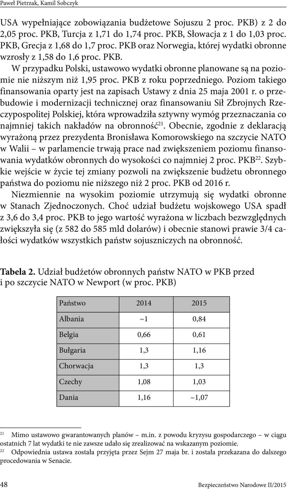 PKB z roku poprzedniego. Poziom takiego finansowania oparty jest na zapisach Ustawy z dnia 25 maja 2001 r.