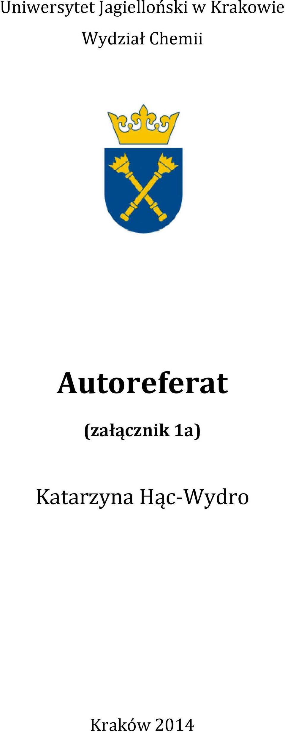 Autoreferat (załącznik 1a)