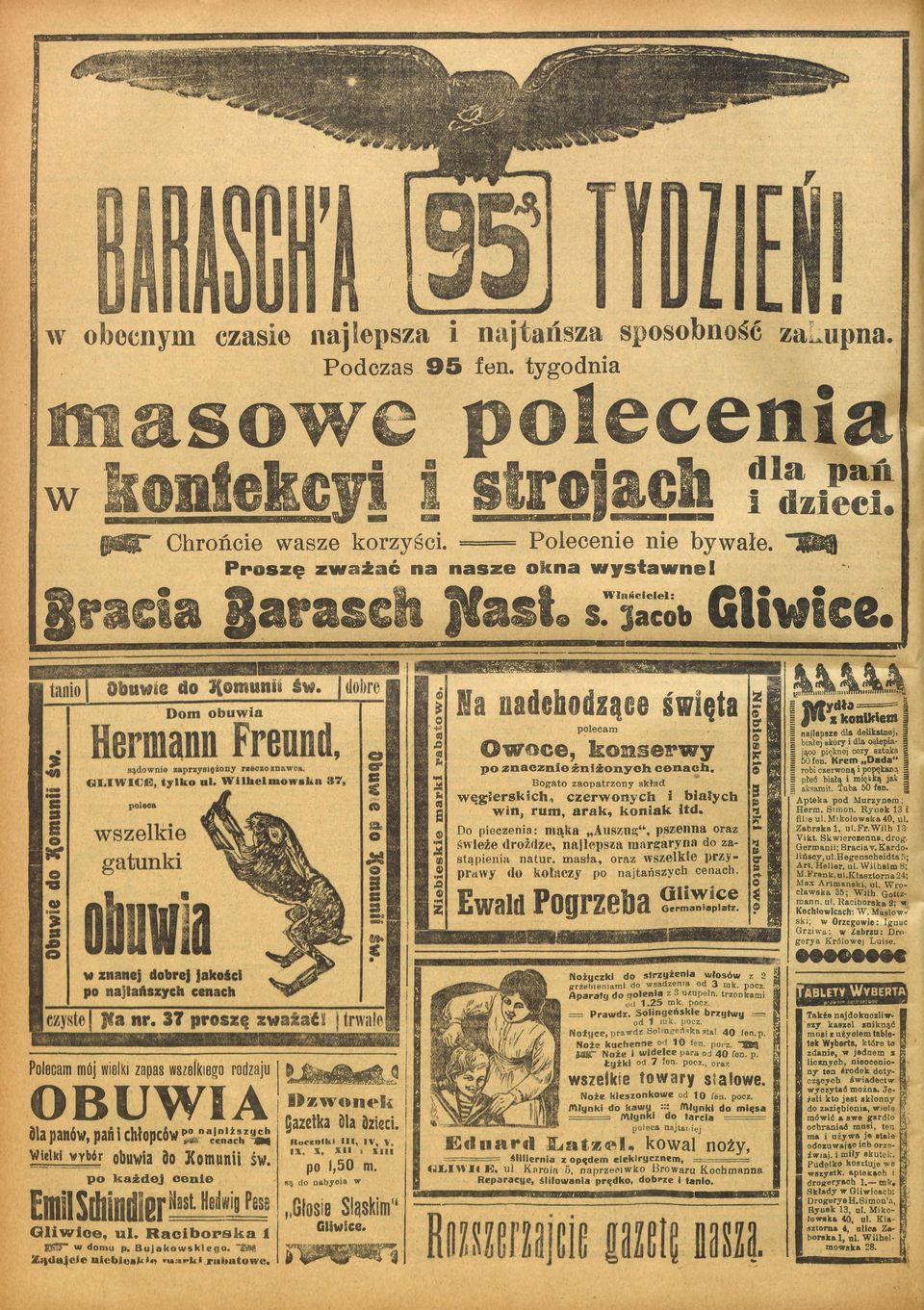 Bogato zaopatrzony skład węgerskch, czerwonych 2 bałych wn, rum, arak, konak td.