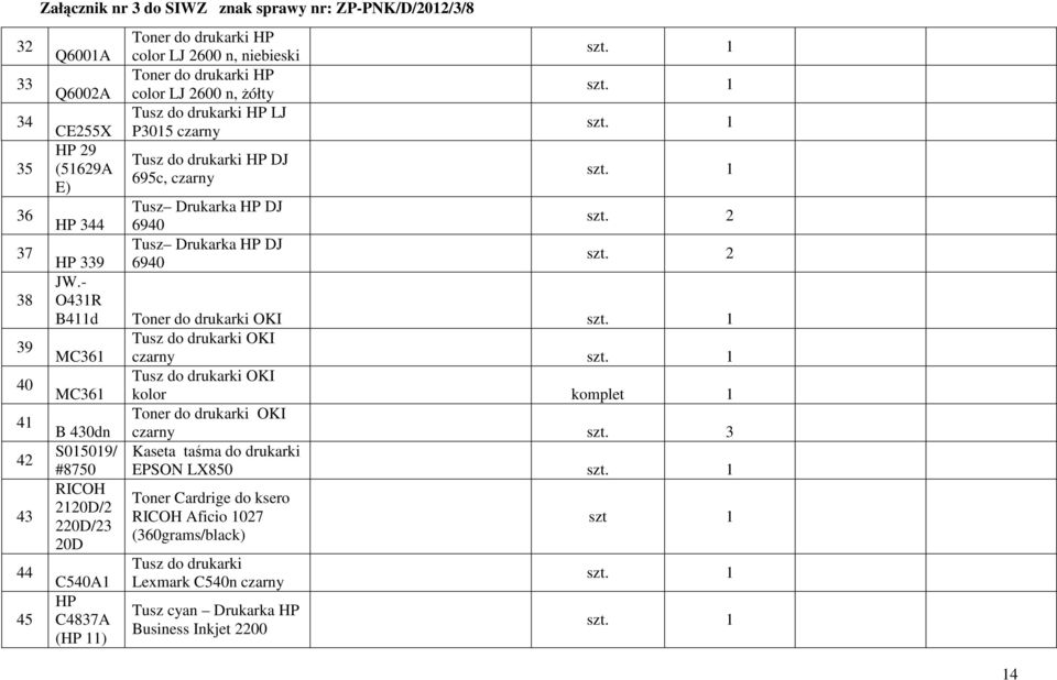 - O43R B4d Toner do drukarki OKI Tusz do drukarki OKI MC36 czarny Tusz do drukarki OKI MC36 kolor komplet Toner do drukarki OKI B 430dn czarny szt.