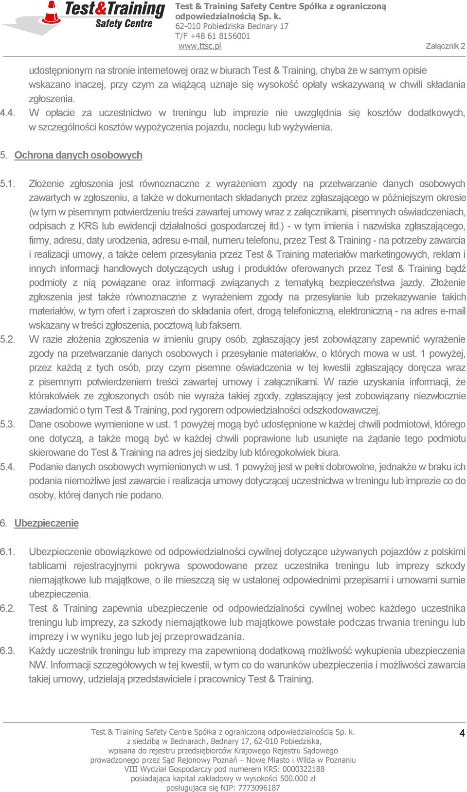 Ochrona danych osobowych 5.1.
