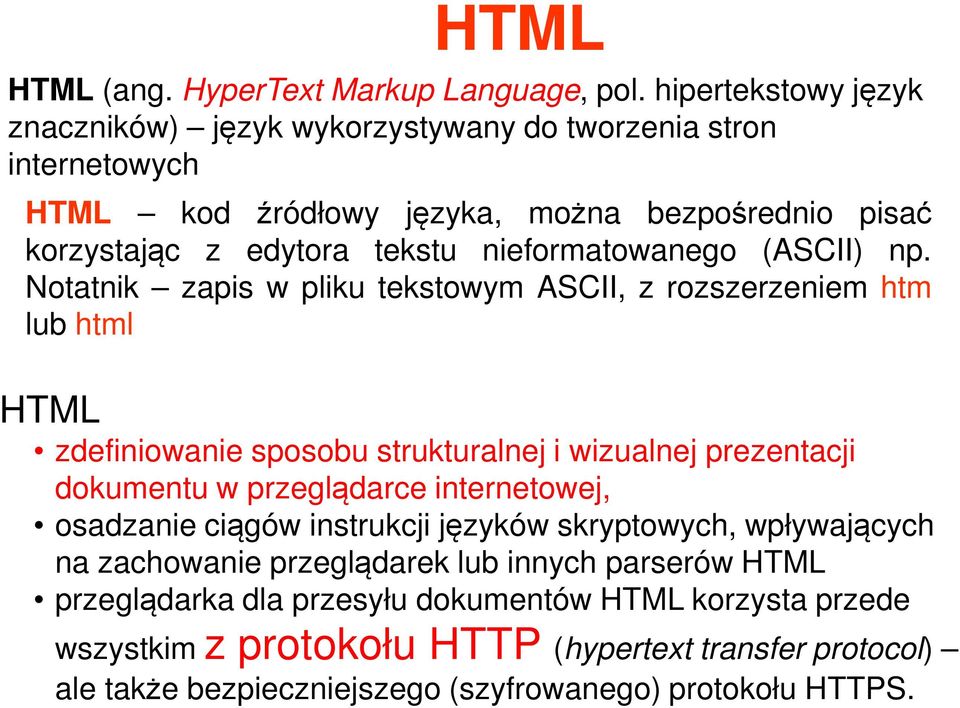 nieformatowanego (ASCII) np.