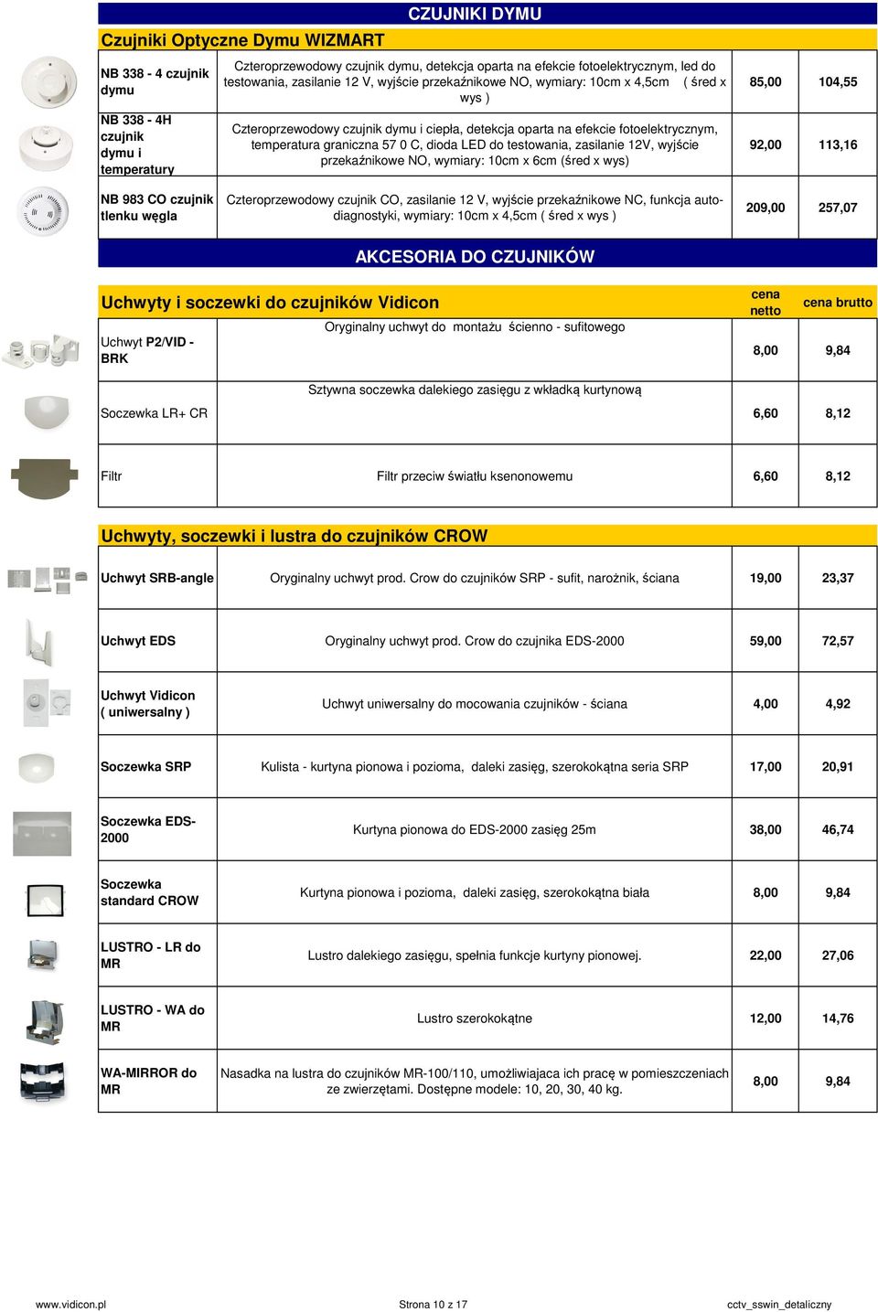 LED do testowania, zasilanie 12V, wyjście przekaźnikowe NO, wymiary: 10cm x 6cm (śred x wys) 85,00 104,55 92,00 113,16 NB 983 CO czujnik tlenku węgla Czteroprzewodowy czujnik CO, zasilanie 12 V,