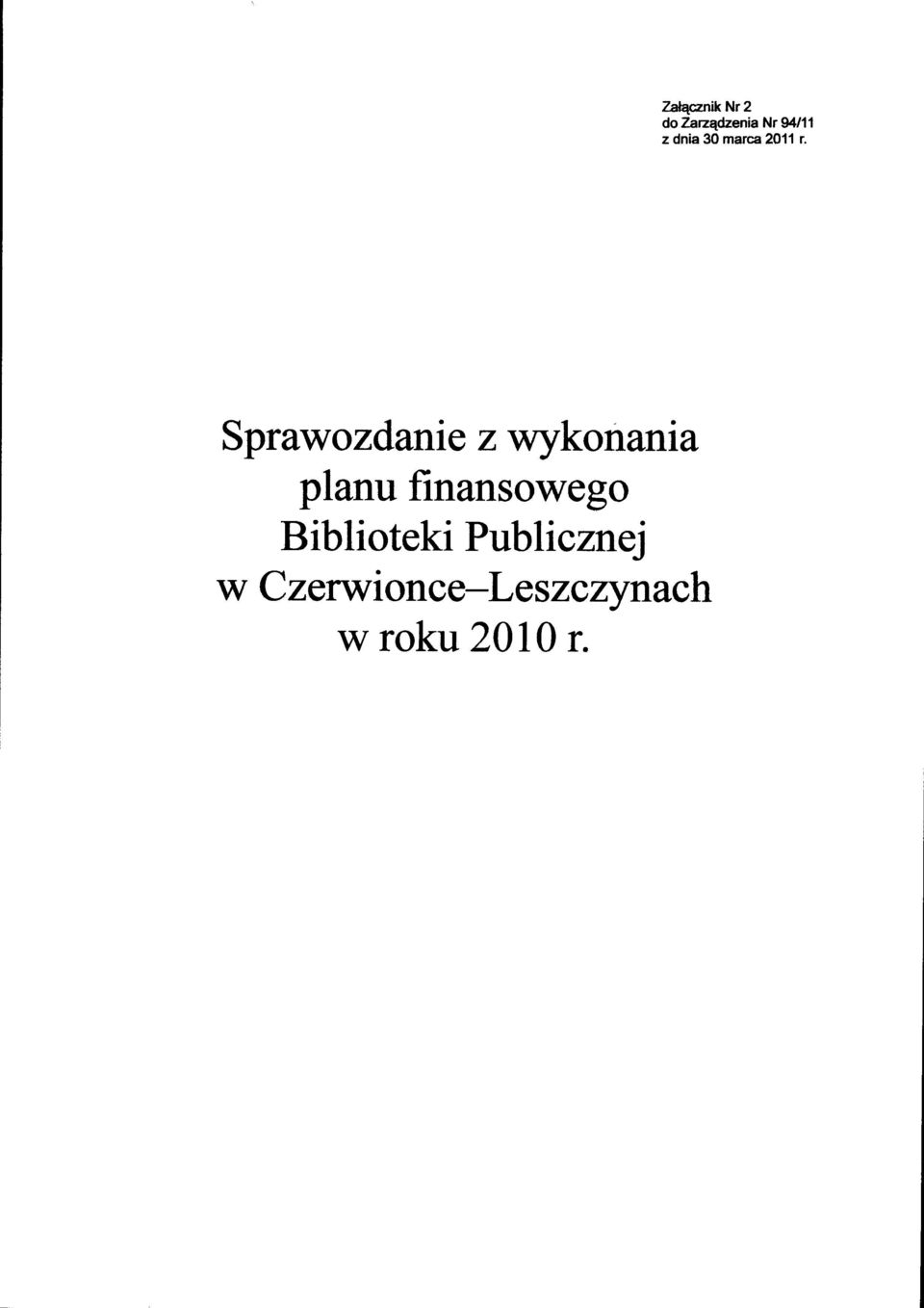 Spraw ozdame z wykonania planu