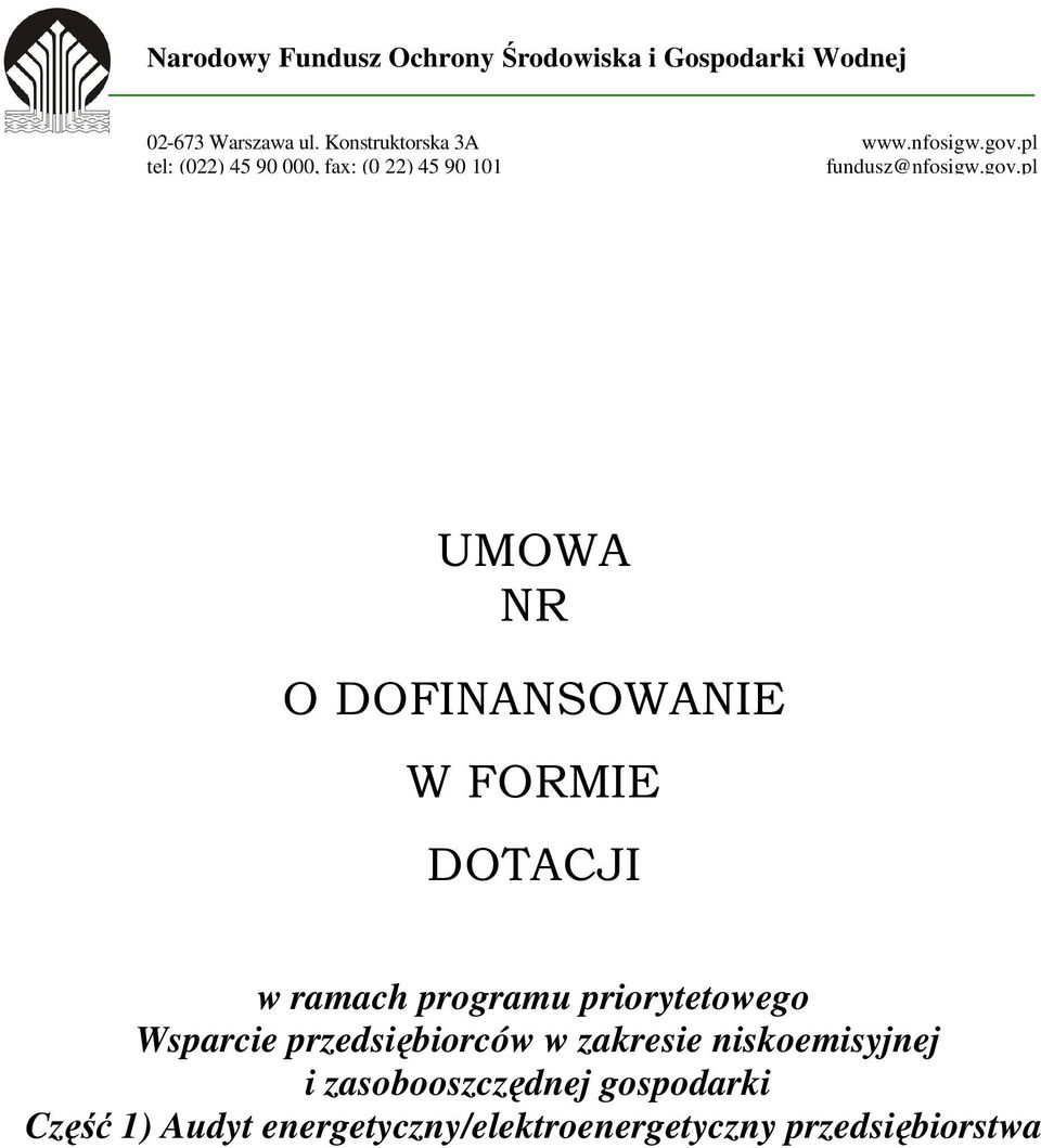 zakresie niskoemisyjnej i zasobooszczędnej gospodarki