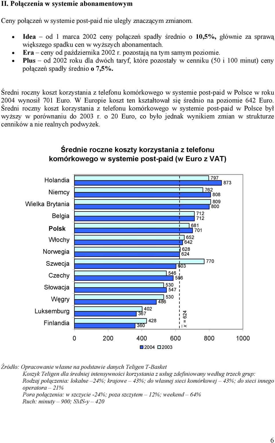 Plus od 2002 roku dla dwóch taryf, które pozostały w cenniku (50 i 100 minut) ceny połączeń spadły średnio o 7,5%.