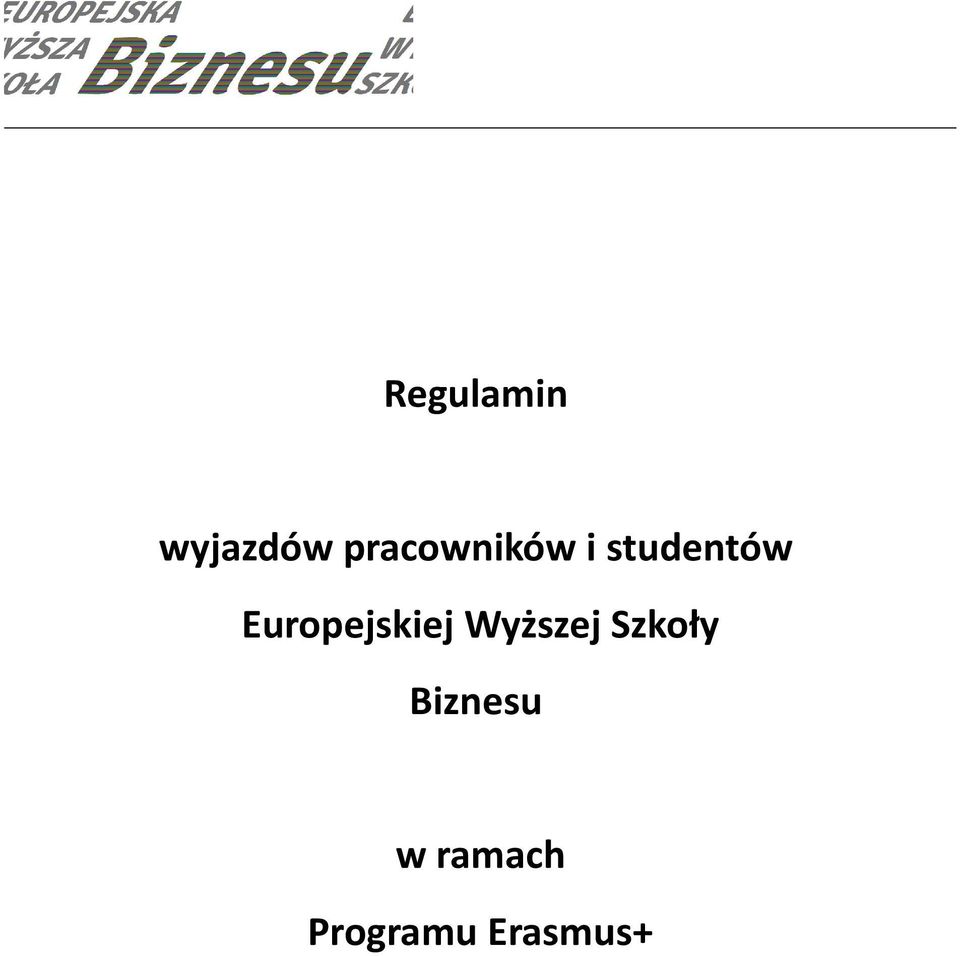 Europejskiej Wyższej