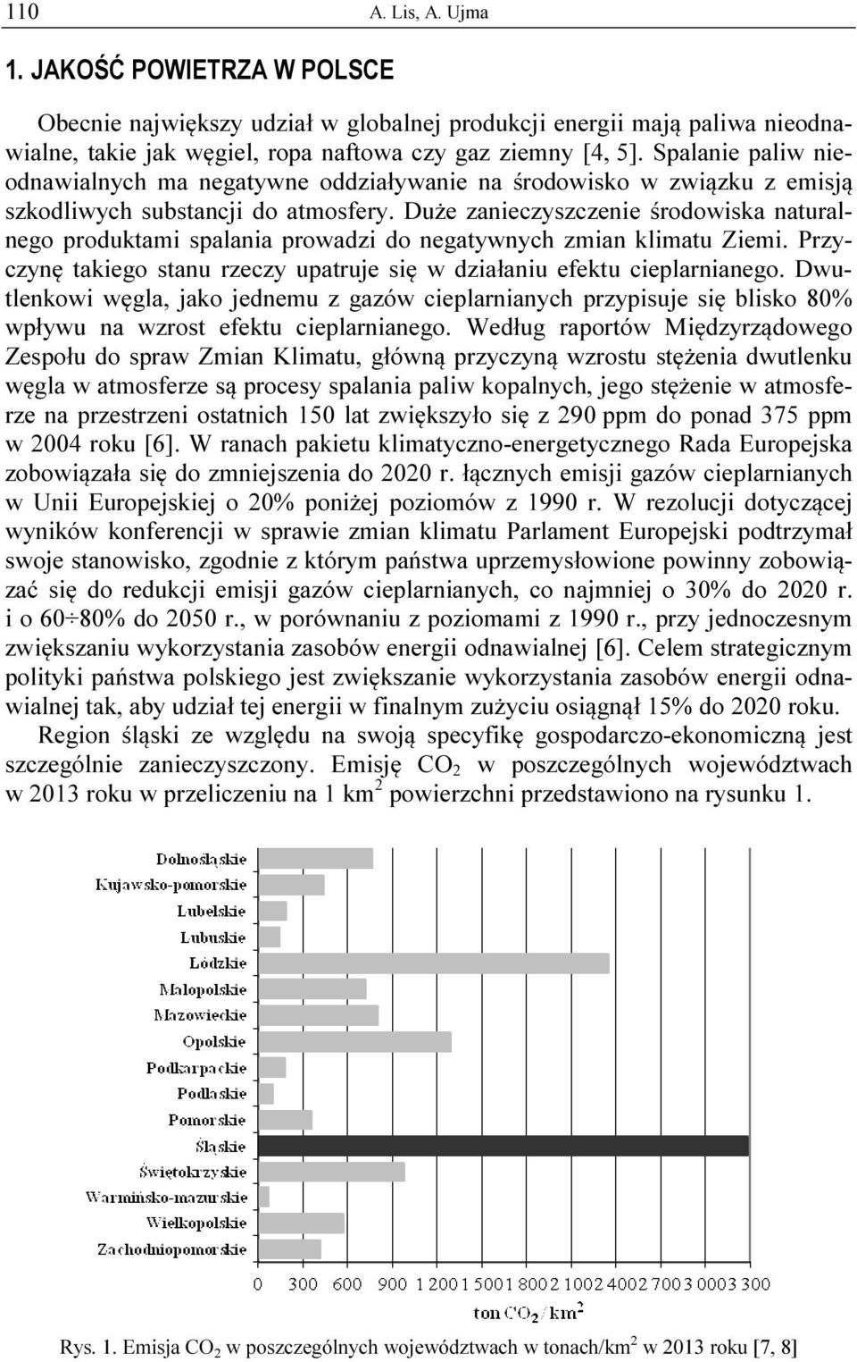 Duże zanieczyszczenie środowiska naturalnego produktami spalania prowadzi do negatywnych zmian klimatu Ziemi. Przyczynę takiego stanu rzeczy upatruje się w działaniu efektu cieplarnianego.