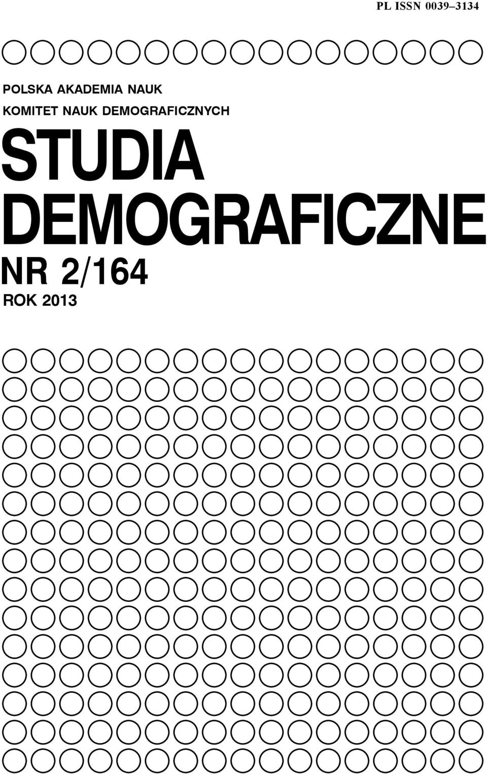 DEMOGRAFICZNYCH STUDIA