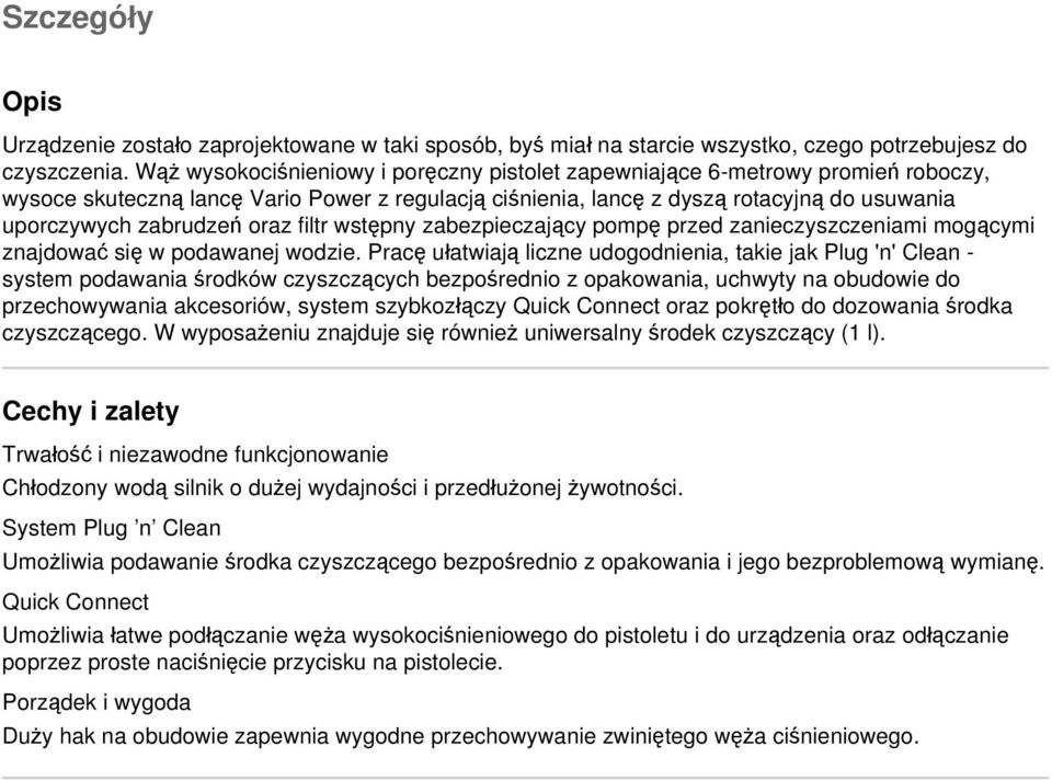 oraz filtr wstępny zabezpieczający pompę przed zanieczyszczeniami mogącymi znajdować się w podawanej wodzie.