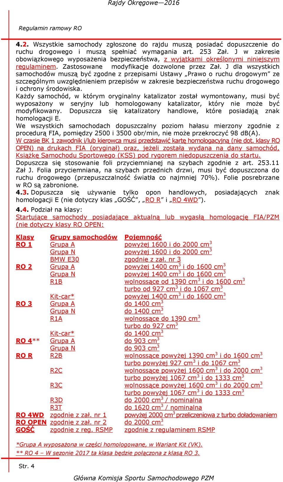 J dla wszystkich samochodów muszą być zgodne z przepisami Ustawy Prawo o ruchu drogowym ze szczególnym uwzględnieniem przepisów w zakresie bezpieczeństwa ruchu drogowego i ochrony środowiska.