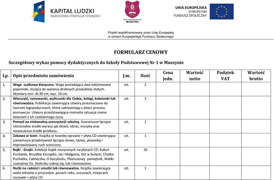 Wierszyki, rymowanki, wyliczanki dla Ciebie, kolegi, koleżanki lub równoważna. Publikacja zawierająca utwory przeznaczone do ćwiczeń logopedycznych, które uaktywniają u dzieci procesy poznawcze.