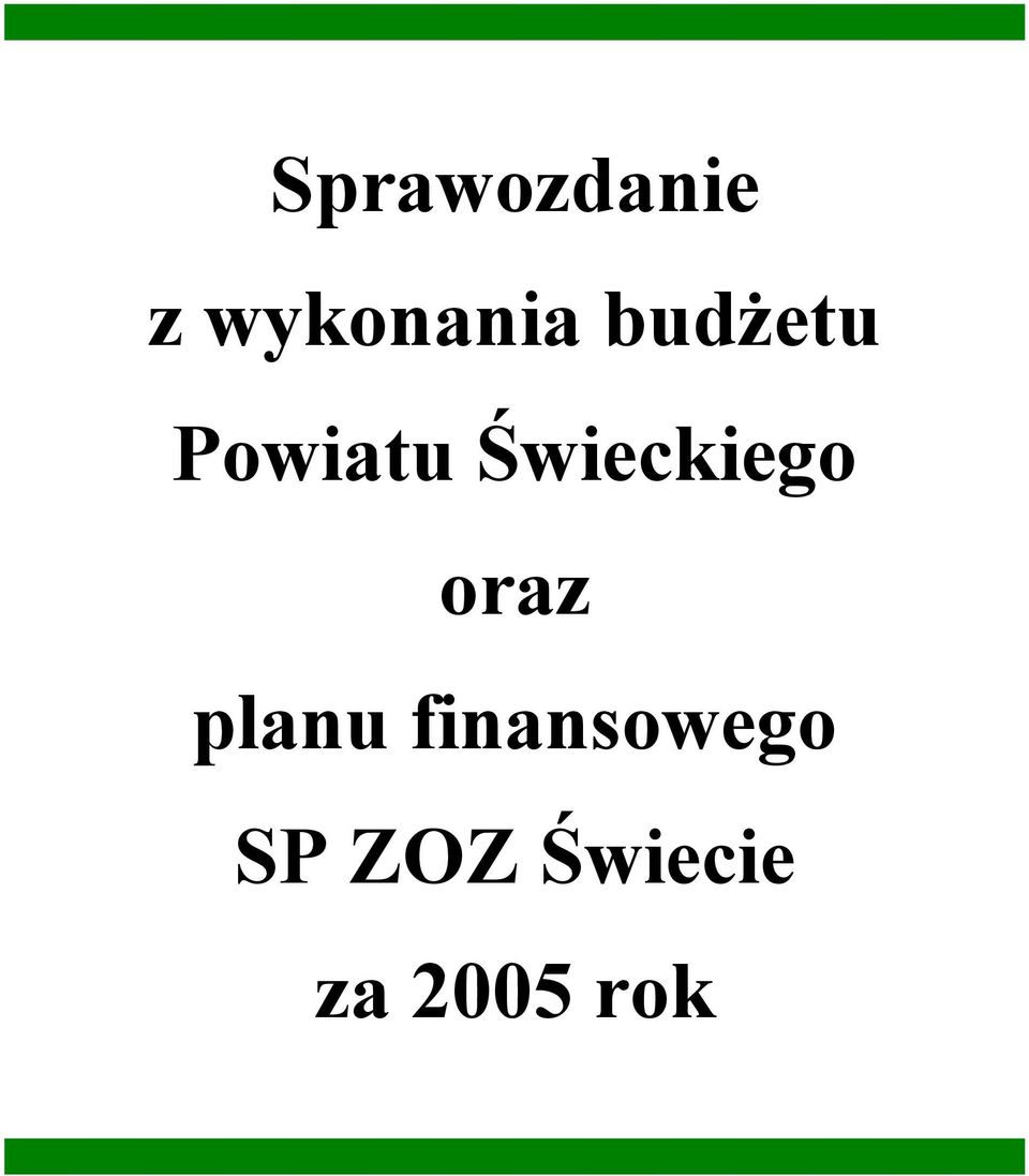 Świeckiego oraz planu