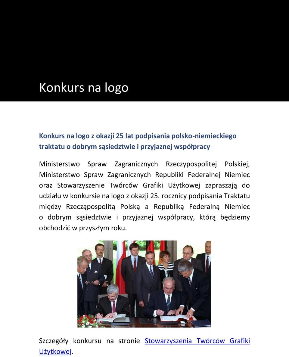 zapraszają do udziału w konkursie na logo z okazji 25.