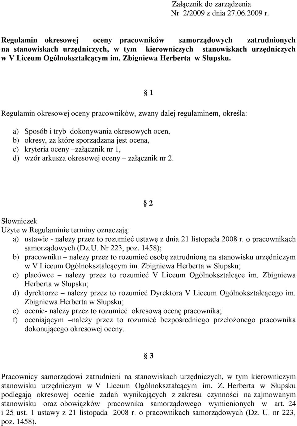 Zbigniewa Herberta w Słupsku.