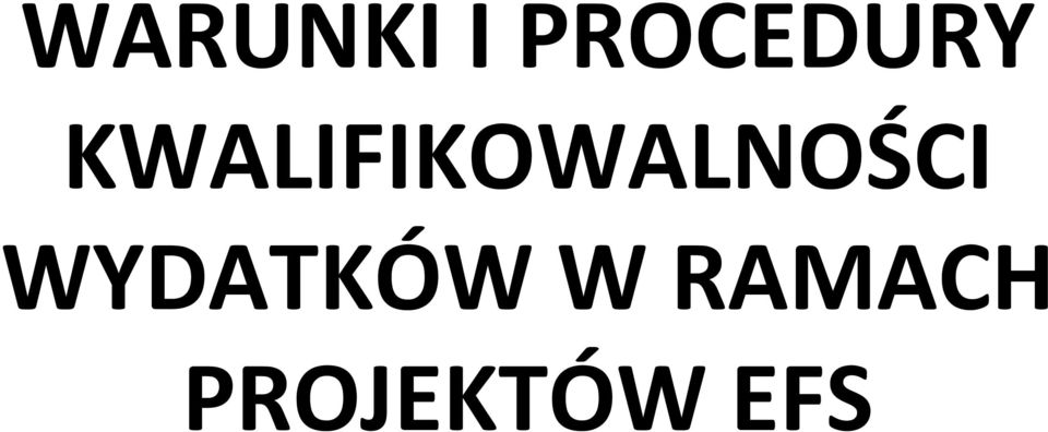 KWALIFIKOWALNOŚCI