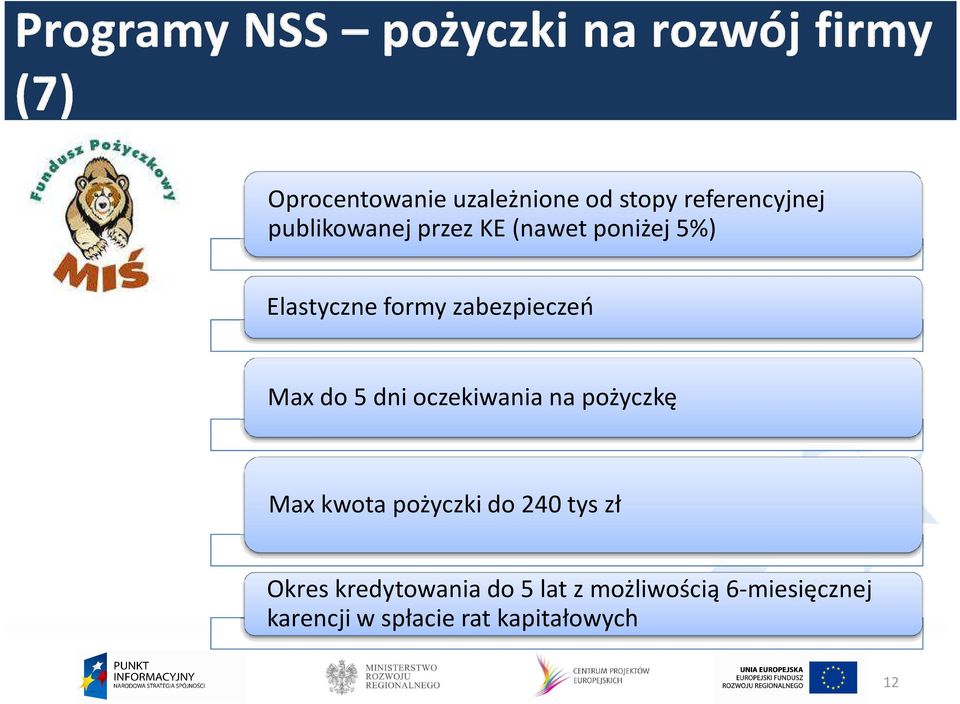 oczekiwania na pożyczkę Max kwota pożyczki do 240 tys zł Okres