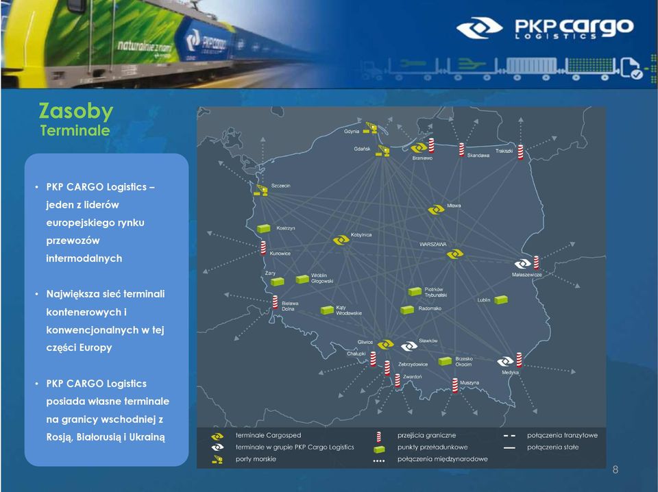 kontenerowych i konwencjonalnych w tej częś ęści Europy PKP CARGO